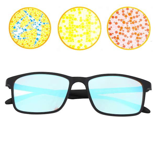 Färgblindhetskorrigerande Glasögon Full Båge Unisex Färgblindhetsglasögon Med Speciell Beläggning För Röd-Grön Färgblindhet Förbättrad Färgsyn För