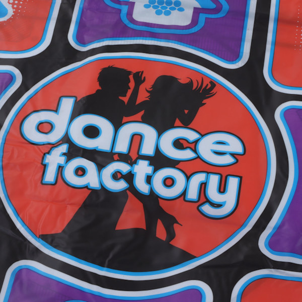 Vikbar Dansmatta för Barn, Upplyst Dansmatta med 8 Knappar med USB Halkfri StepMania Danssteg Dansmatta Pad Filt med Hög Elasticitet