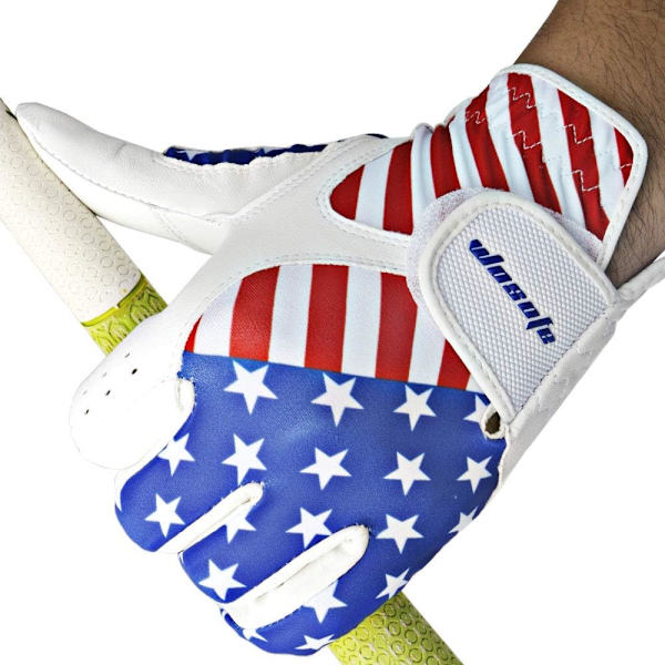 Golfhandskar för män, vänster hand, läder med poängräknare, USA