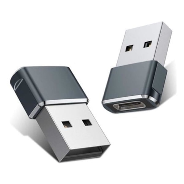 4-pak USB til USB-C Adapter, Type-C Han til A Han Biloplader Konverter til Ny iPhone 16 Pro Max Plus 15 14 13