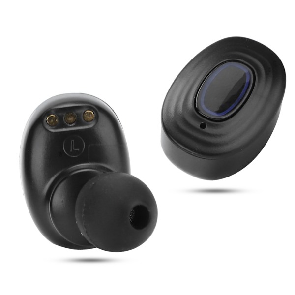 V6 Riktiga Trådlösa Bluetooth-Hörlurar Samtalspåminnelse Stereo Hörlurar för Smartphone Dator