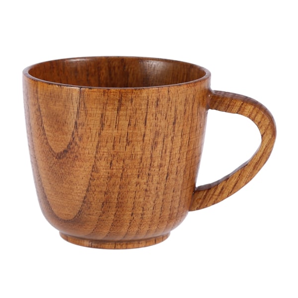 1 st träkopp handgjord naturlig trä kaffe te öl juice