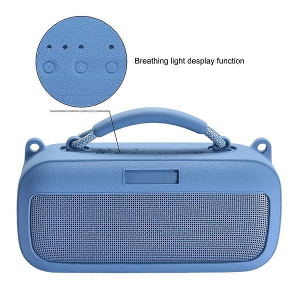 Silikonhåndtakdeksel erstatning for SoundLink Max bærbar Bluetooth-høyttaler, blå