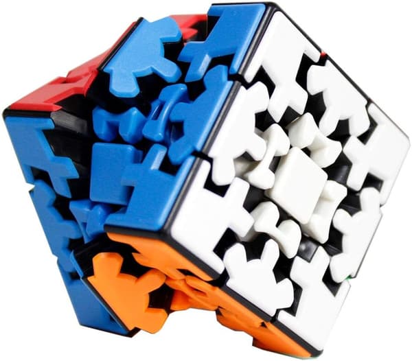 Gear Cube 3x3 Puzzle Kungfu Cube 3D Puzzle 3x3x3 Cube Puzzle Smoo
