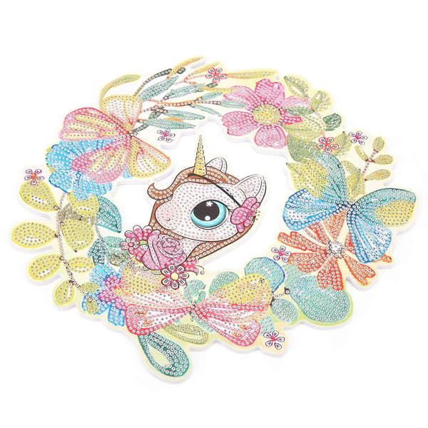 DIY Rhinestones Maleri Krans Mønster Krystall Broderi Bilde Dekorasjonssett