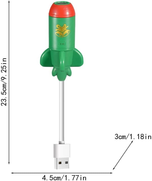 Julegrønn projektor, USB, LED-julelys, lyser opp soveromstak, vegger, hybler, hoteller, dekorasjoner til julebord stye 5