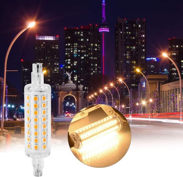 (Varmhvit) 78MM 2835 SMD R7S Base J78 LED Corn Bulb, 10W Halogen