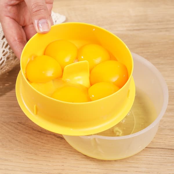 Äggseparator för upp till 5 ägg, uppsamlingsbricka ingår, BPA-fri