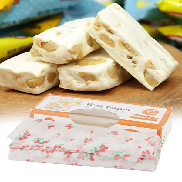 Fettbeständigt matförpackningsvaxpapper Sandwich Candy Cake