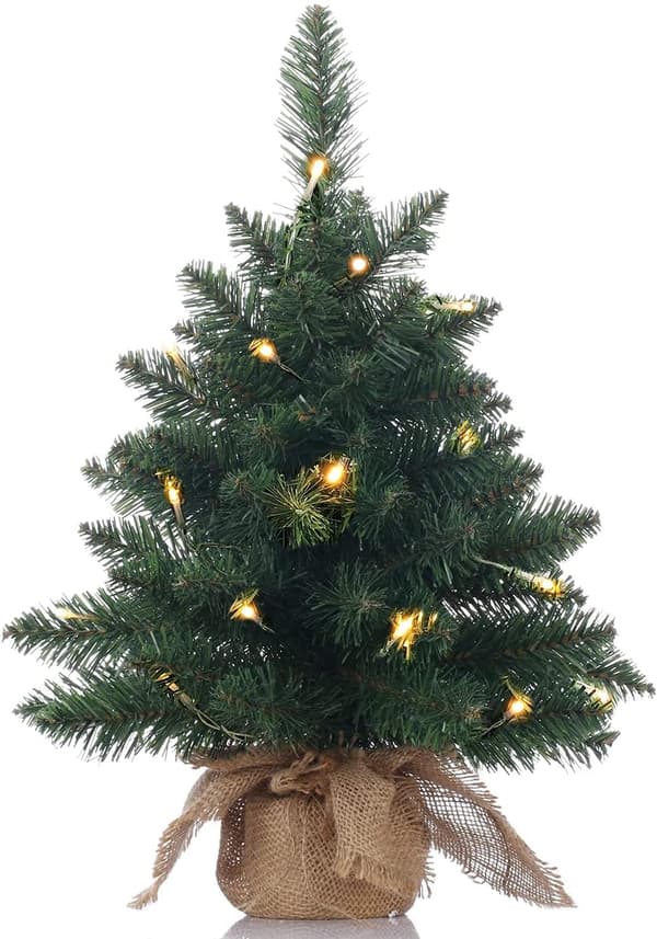20 tum stor, upplyst miniatyrjulklapp