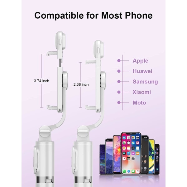 Tripodstativ, Selfie Stick Tripod - Utbyggbar Tripod Stick