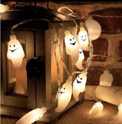 Halloween lyskæde 3 meter 20 spøgelser lys rum have