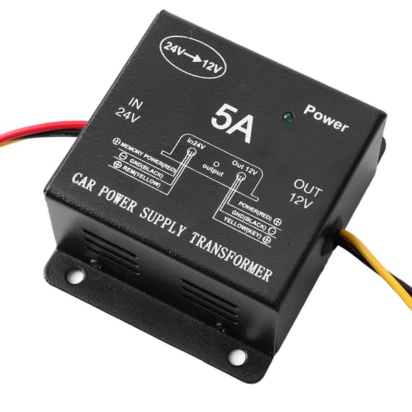 Buck Spændingsreducer til Lastbil DC 24V til DC 12V Strømkonverter Step Down Regulator med Fuld Beskyttelse Stabil Ydeevne Indbyggede Blæsere Høj Effekt