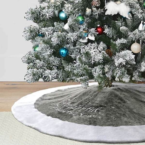 Tannenbaumdecke Rund Fell,Weihnachtsbaum Decken,Tannenbaumdecke