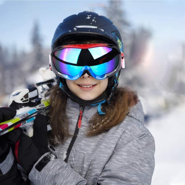 Dobbel antidugg stor sfærisk overflate, ski briller for voksne menn og kvinner