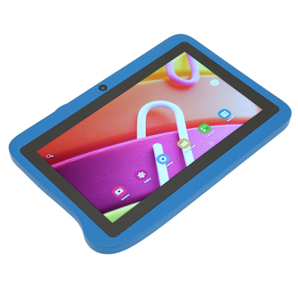 7-tums Barnplatta MTK6592 8 Kärnor CPU för Android 10.0 2GB RAM 32GB ROM 2.4G 5G WIFI IPS Portabel Platta 100‑240V Blå AU-kontakt