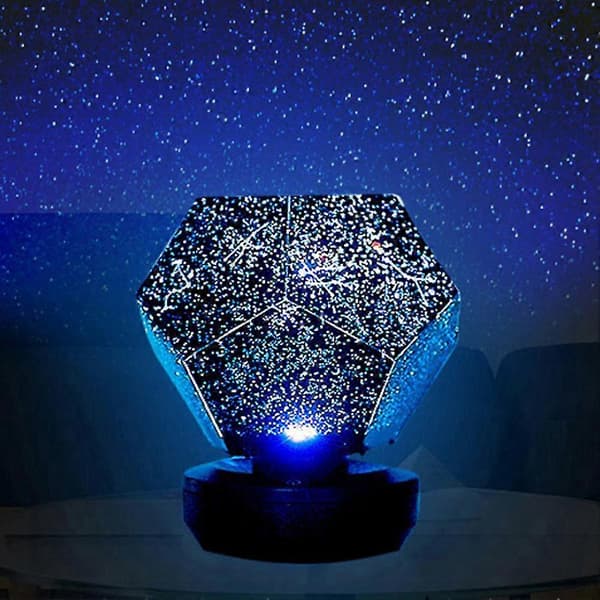 LED Stjerneprojeksjonslampe Nattlys Projektorlampe Stjerneklar Soverom Romantisk Hjemmeinnredning Nattlys (Blå)
