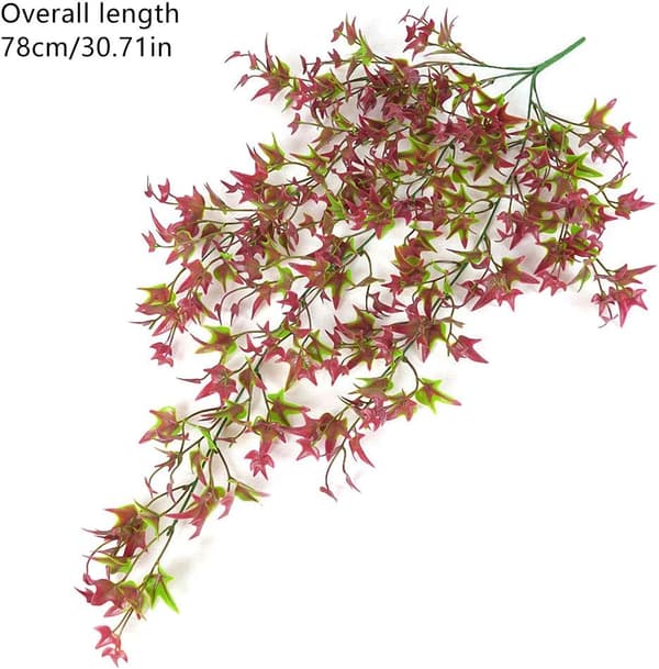 2 stk. kunstige efeuplanter guirlande vin 78 cm kunstig efeu guirlande