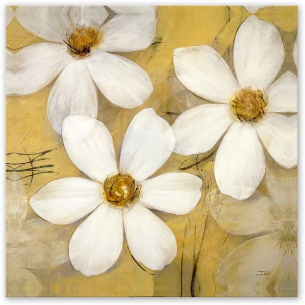 Blommig Mönster Canvas Väggkonst Målning Tryckt Bild Hem