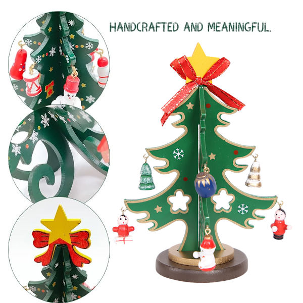 Artificial Christmas Trees Decorations Wooden Christmas Tree