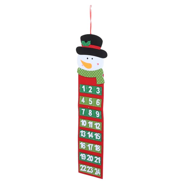Julekalender Genanvendelig Nedtællingskalender Julepynt Vedhæng