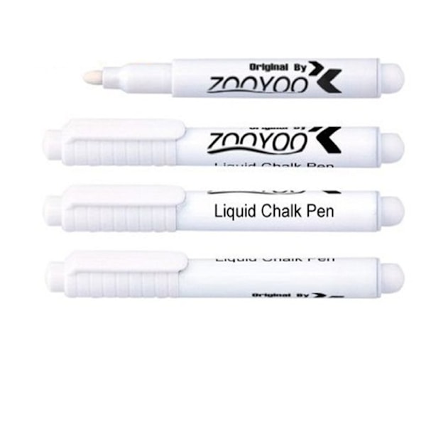 2 pack vit kalk tuschpenna penna pennor vit