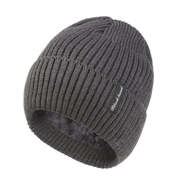 Mössor Dam, Vintermössor för Dam Herr Fleecefodrade Varma för Kallt Väder, Mössa för Dam Mode Skull Cap