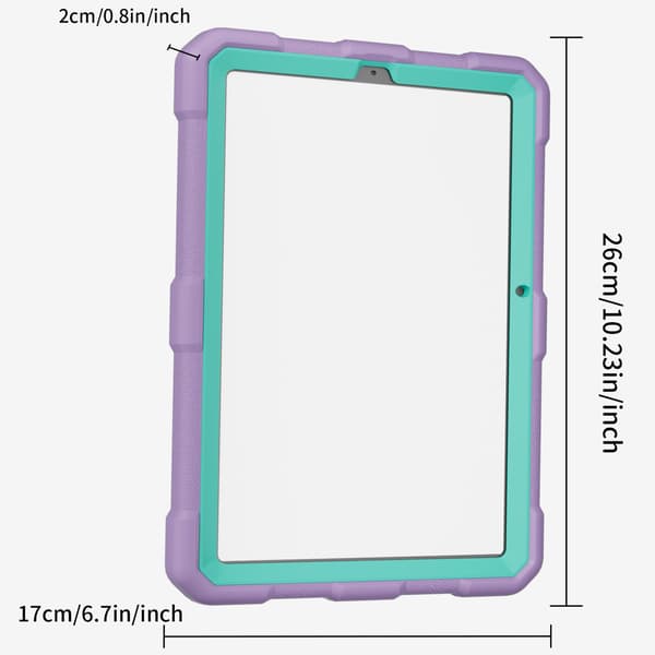 Kompatibel med Samsung S6 Lite 10,4-tums robust surfplattefodral