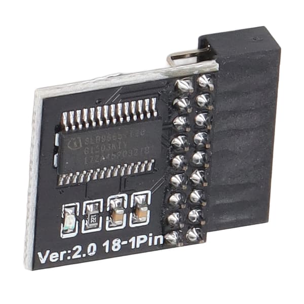 Moderkortssäkerhet TPM2.0 Modul Krypteringssäkerhetsmodul Fristående Krypteringsprocessor Säker Lagring för ASROCK Kompatibel med WIN11 Byggd