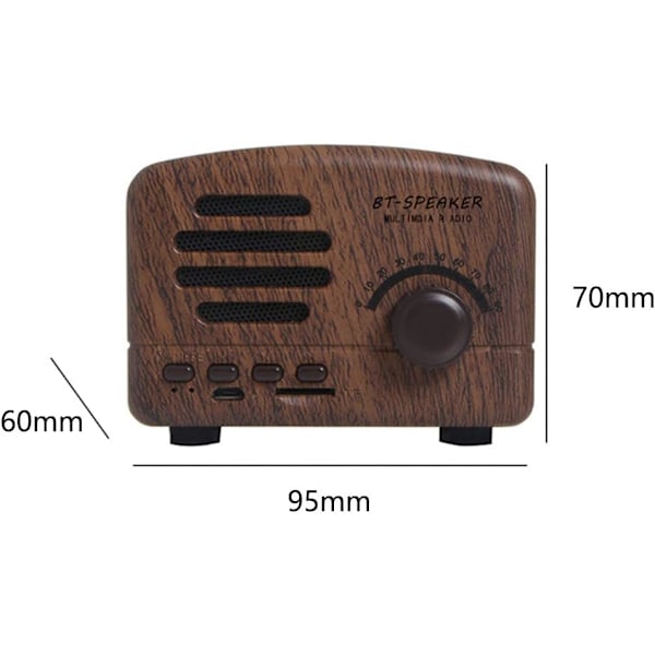 Bästa mottagning, bärbar radio med Bluetooth-högtalare, väggkontakt
