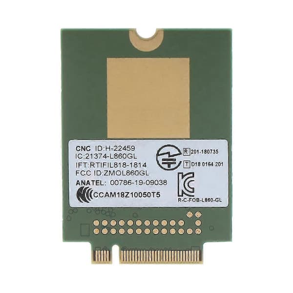 4g-modul Fibocom L860-gl Wwan-kort for Lenovothinkpad X1 Carbon 7. generasjon, P43