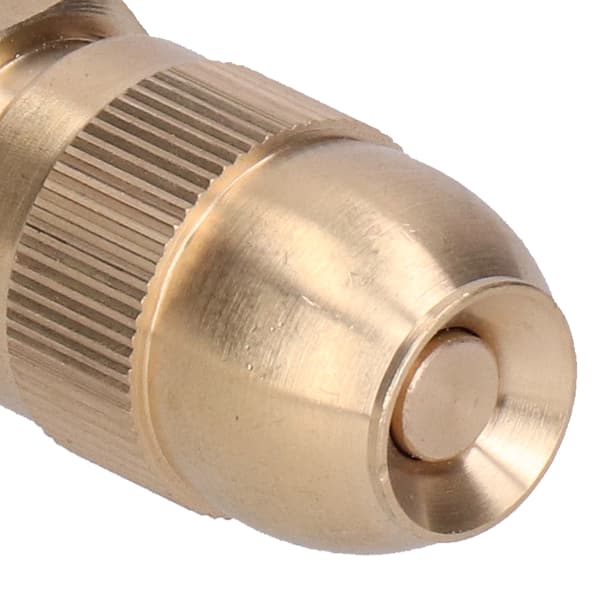 Tilbehør til vanningssystem med justerbar sprinklerdyse, bærbar mini gassregulator stil messingbeslag for solid sprinkler vanning
