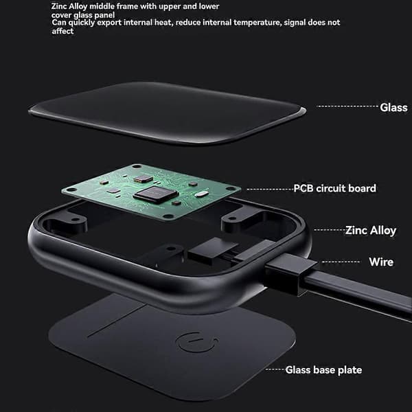 2-i-1 trådløs CarPlay-adapter, konverterer kablet til trådløs CarPlay-dongle Plug Play CarPlay for Android Auto