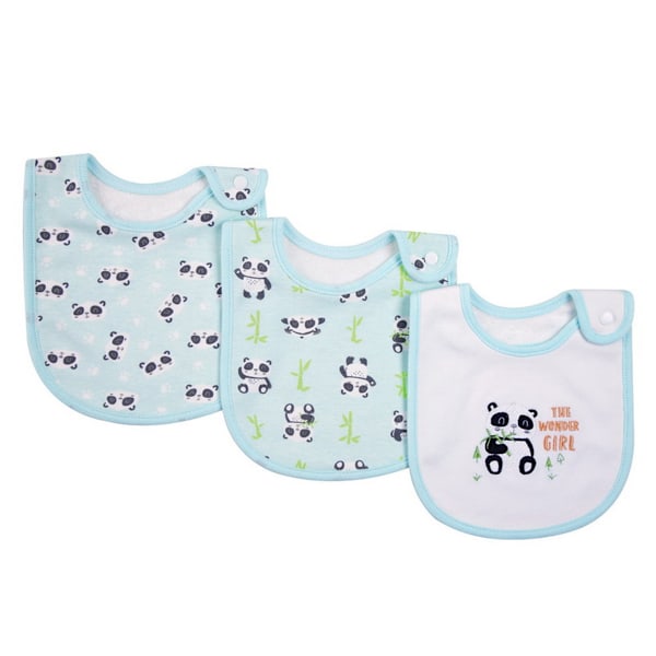 Babyhaklappar Mjuka och Absorberande Ekologisk Bomull Bandana Dregelhaklappar Set för Pojkar Flickor Nyfödda 0-36 Månader Style 4