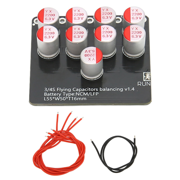 5-strängars litiumbatteri aktiv equalizer 2,2V till 4,5V universell aktiv equalizer-balanserare NCM LFP batteri equalizer