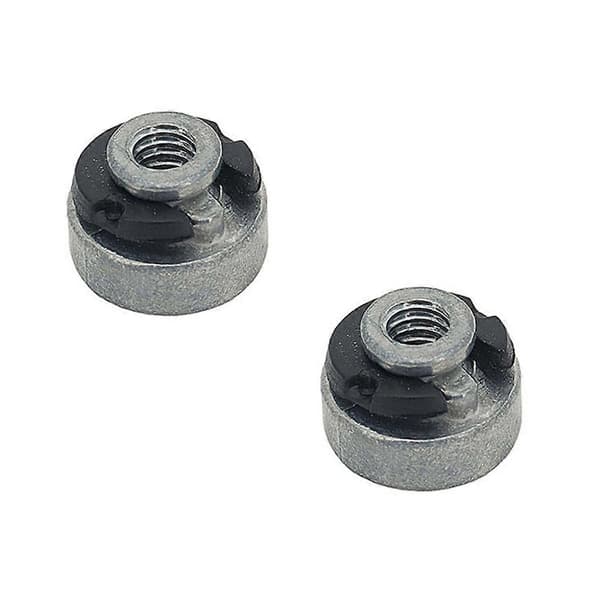 Motorsykkel Baksete Bolt Skrue Monteringsmutter for Glide Softail, 10 STK