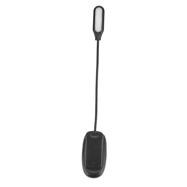 Batteridriven 5LED klämma på lampa med 3 positioner justerbar
