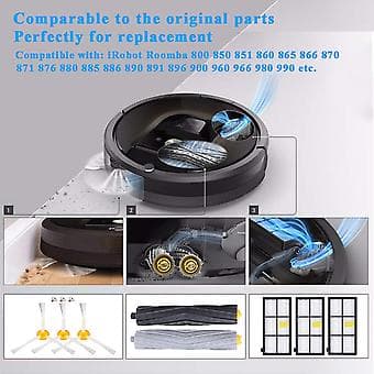 11-in-1 Lisätarvikesarja iRobot Roomba 800/900 -sarjoille