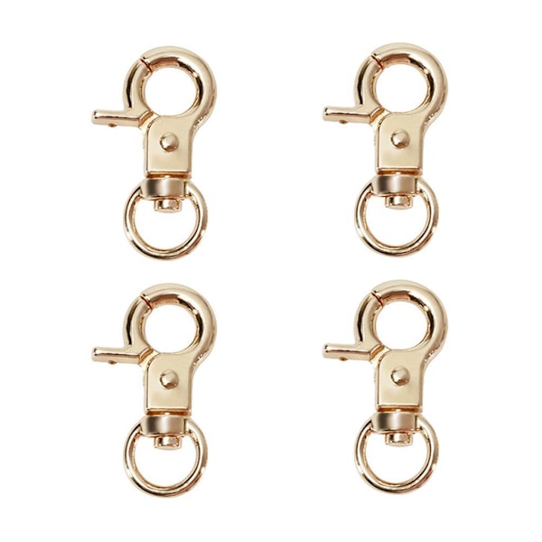 1/2/3/5 4 st zinklegering hummerklospänne Swivel Trigger Clips Golden 30mm 2Set Golden 30mm 2Set