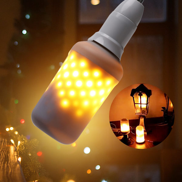 5W E27 2835SMD LED-lampa med gul färg 90-265V Dekor