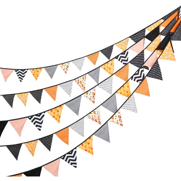 Hängande tyg Banner Färg Vimpel $ Halloween dekoration