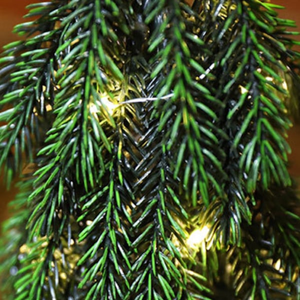 Flocking artificial Christmas tree, desktop cedar Christmas