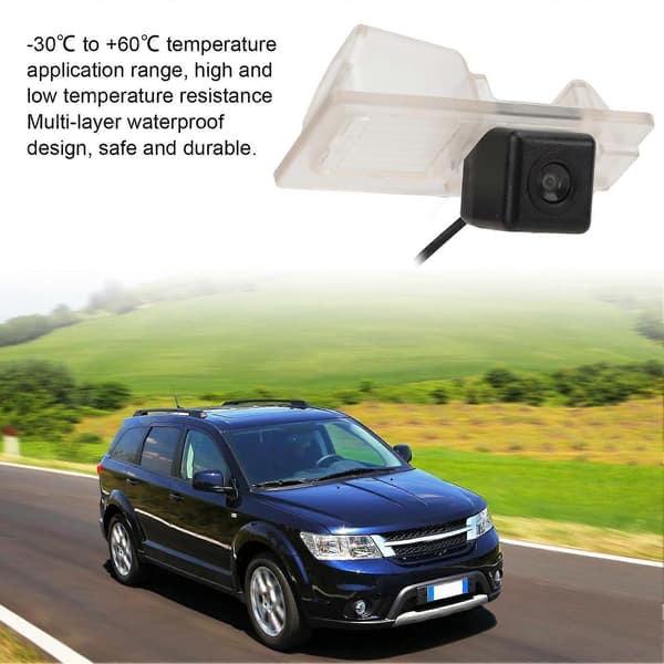 Bil Backup Bakkamera CCD HD Nattesyn Baksystem IP67 Beskyttelse Erstatning for FIAT Freemont 2012