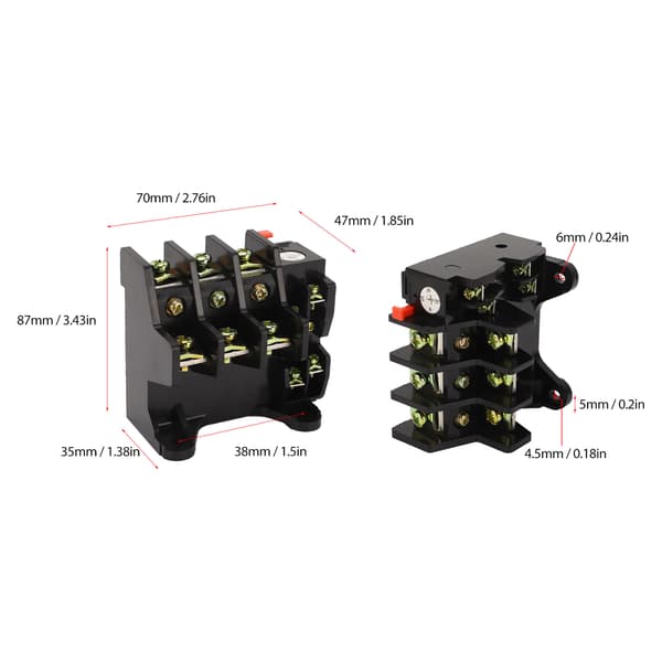 Effektrelæ til motorbeskyttelse med AC400V 20-32A termisk overbelastningsrelæ, solid state relæbaseret design med temperaturkompensation og