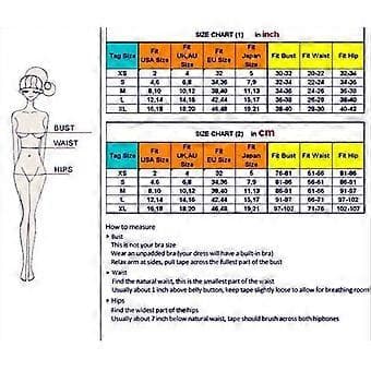 Dame Bikini Badedragt Front Kryds Snøre To Delt Badedragt Small(L gul)
