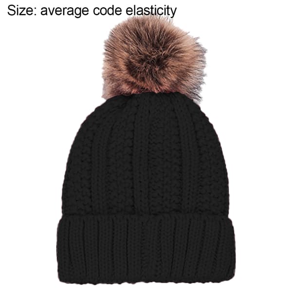 Hue beanie snowski vinter strikket uld skull hat