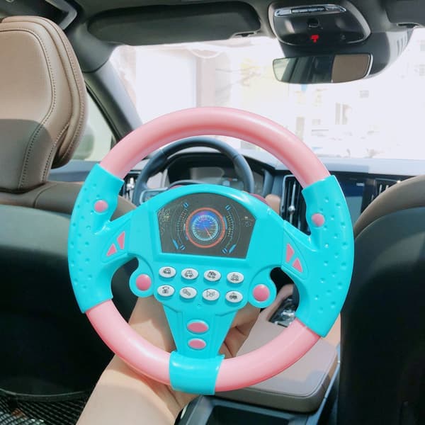 Lasten ohjauslelu, Copilot-simulaatio-ohjauspyörä valolla