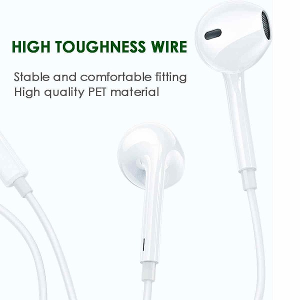 APPLE Earpods (In Ear - Mikrofon - Brusreducering - Vit)