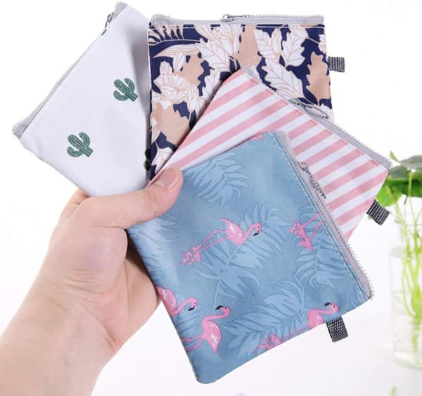 4 STK Menstruationspose Hygiejnebind Opbevaringspose Organizer Rejse Z