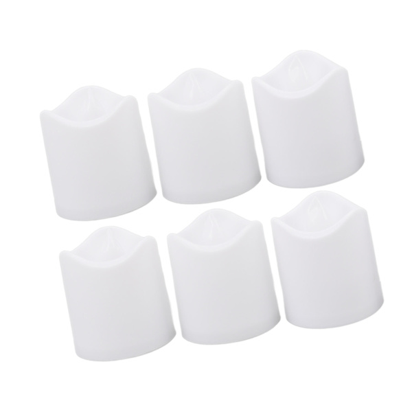 12PCS LED-värmeljus, flamlös, miljövänlig, återanvändbar